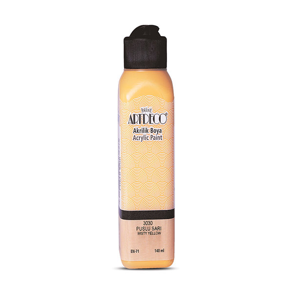 Artdeco Akrilik Boya 140 ML Puslu Sarı 070R-3030