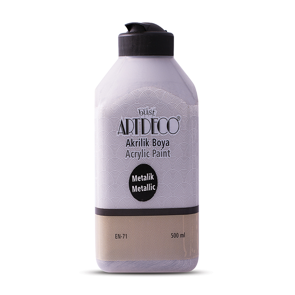 Artdeco Akrilik Boya 500 ML Gümüş Y-070L-3722