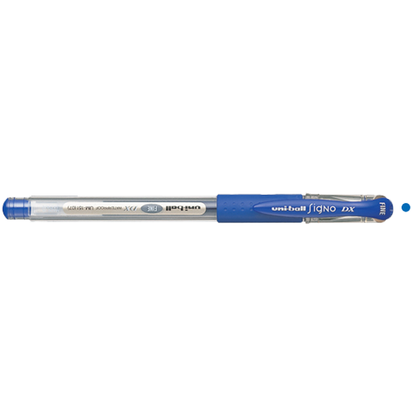 Uni-Ball Roller Kalem Signo Dx Fine Jel Bilye Uç 0.7 MM Mavi UM-151