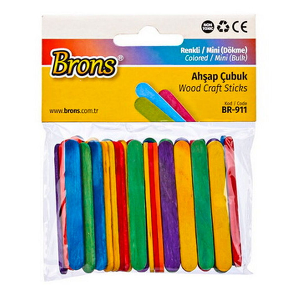 Brons Dil Çubuğu Renkli Mini Dökme BR-911
