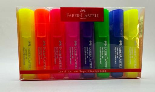 Faber Castell 1546 Pastel Fosforlu Kalem 8 li